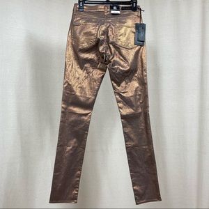 Rock & Republic Golden Metallic Jeans